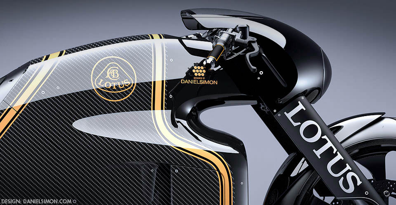 Illustration for article titled Gorgeous Lotus C-01 bike is half retro, half Tron, full awesome